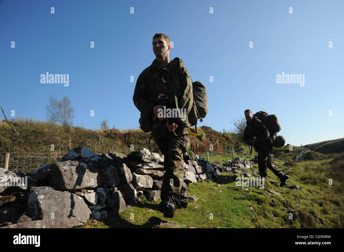 CAMBRIAN PATROL Übung ist das wichtigste patrouillierenden Event von der britischen Armee, die in Wales statt und moderiert von 160 (W)-Brigad Stockfoto