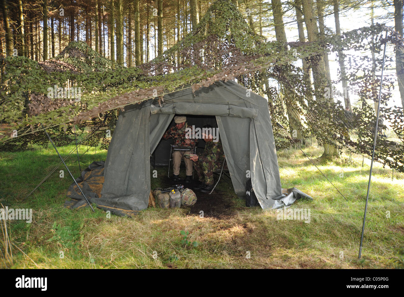 CAMBRIAN PATROL Übung ist das wichtigste patrouillierenden Event von der britischen Armee, die in Wales statt und moderiert von 160 (W)-Brigad Stockfoto