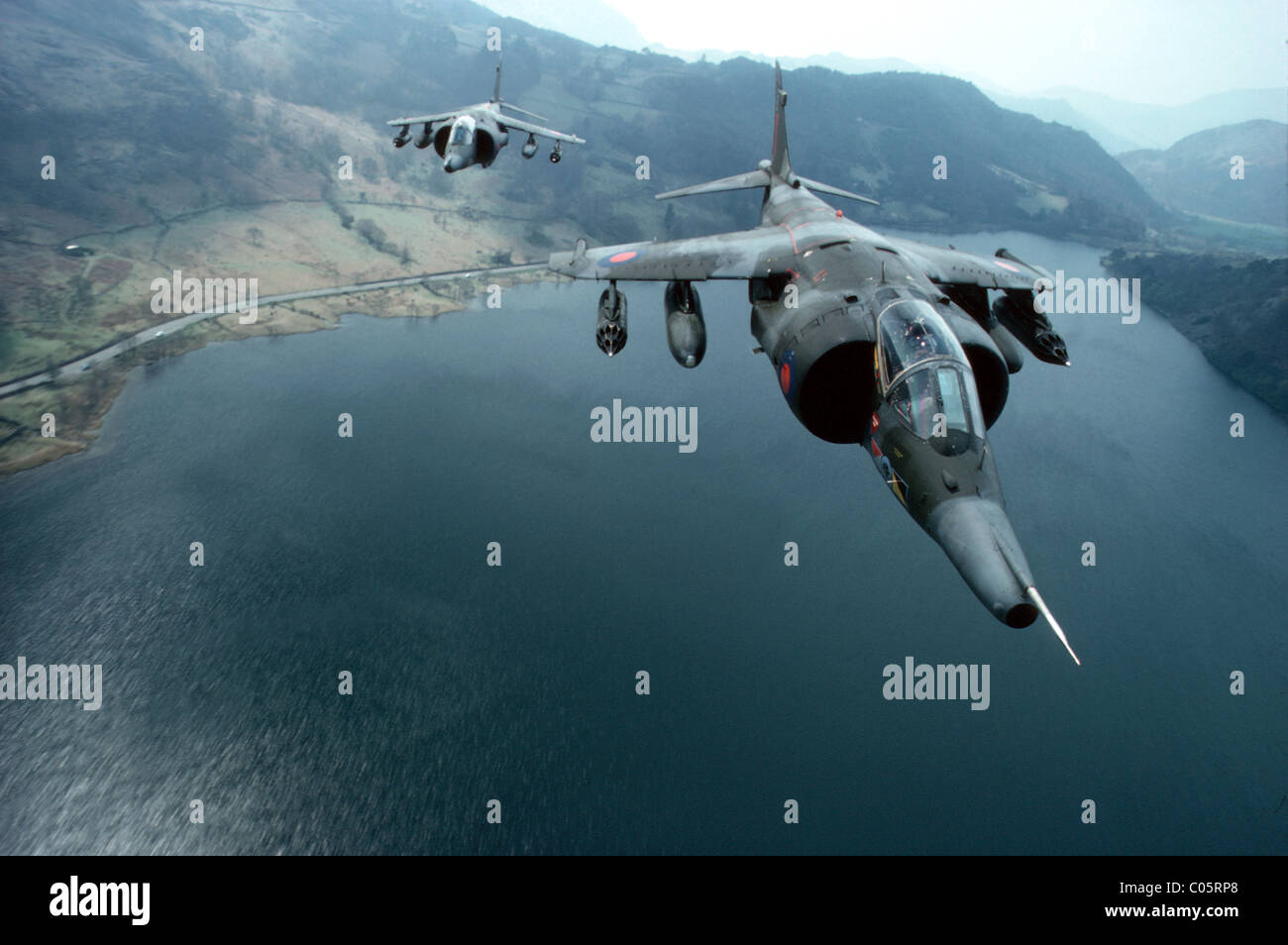 RAF Harrier jets Stockfoto