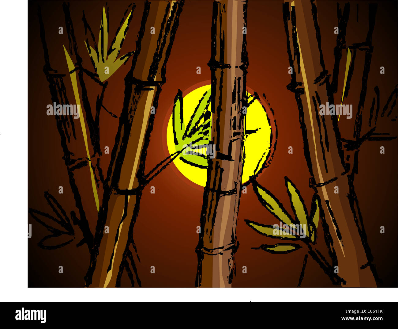 Bamboo painting -Fotos und -Bildmaterial in hoher Auflsung  Alamy