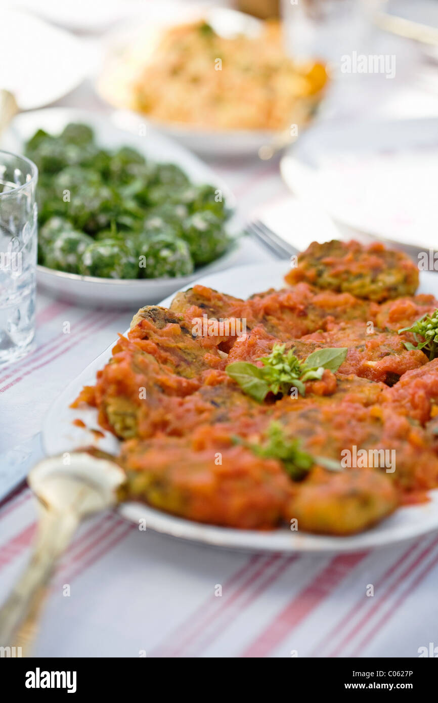 Türkische Mittagessen Stockfoto