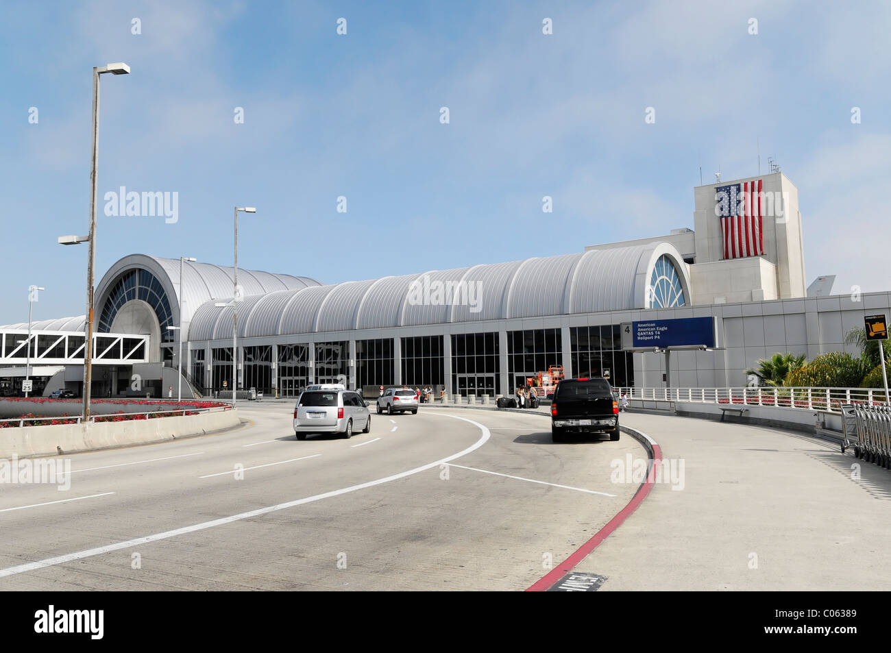 Teilansicht, Los Angeles International Airport, Kalifornien, USA, Nordamerika Stockfoto