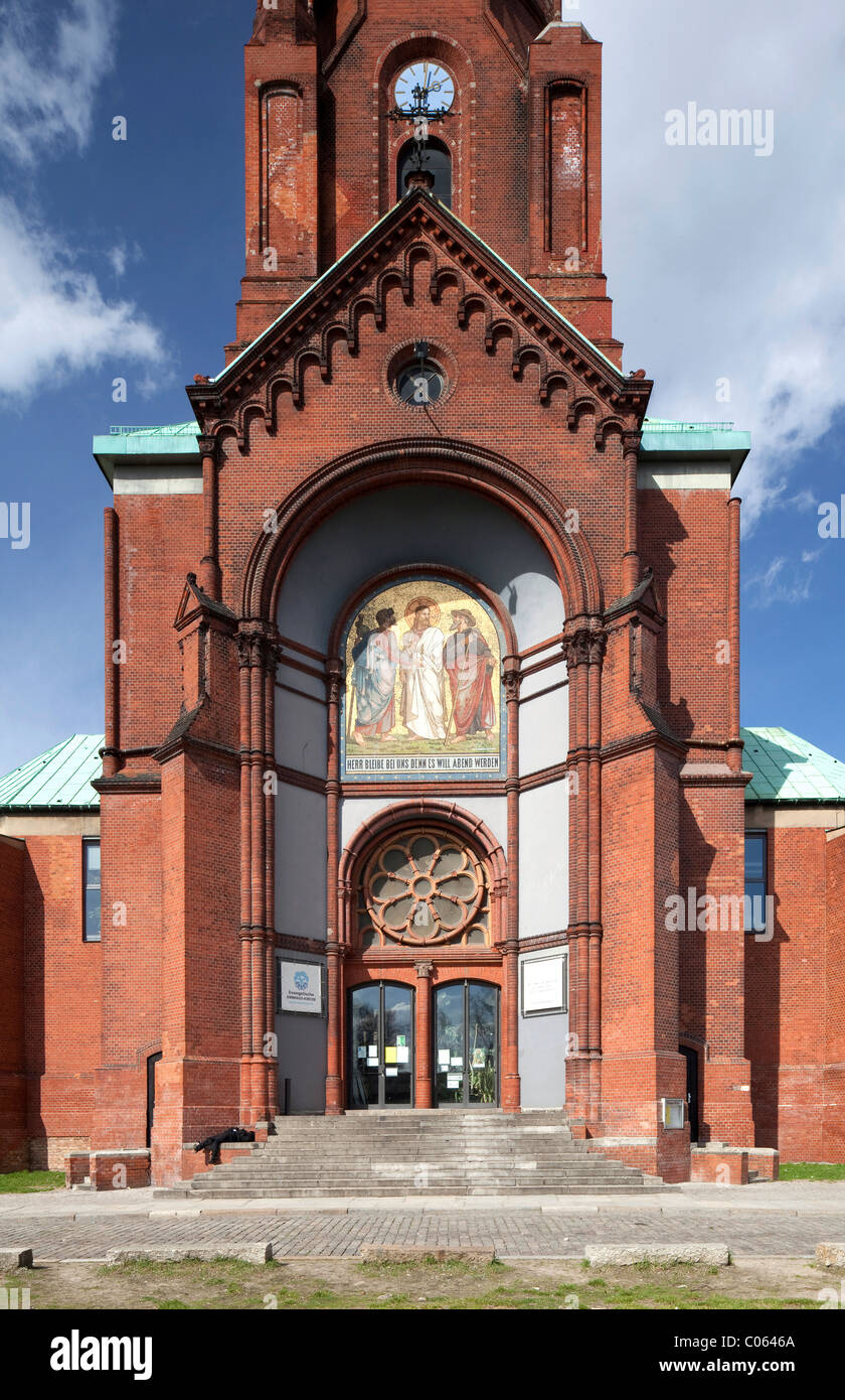 EmmausKirche, Kreuzberg, Berlin, Deutschland, Europa Stockfotografie