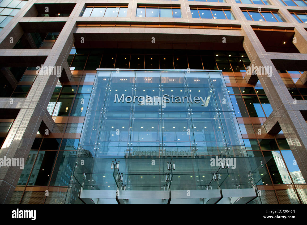 Morgan Stanley Büros, Canary Wharf, London Stockfoto