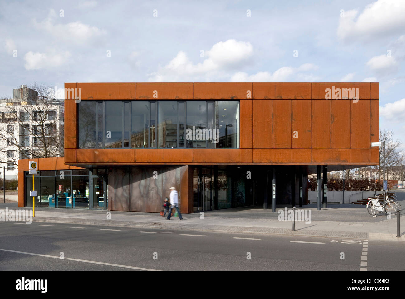 Gedenkstätte Berliner Mauer und Dokumentationszentrum, Bernauer Straße, Berlin-Mitte, Berlin, Deutschland, Europa Stockfoto