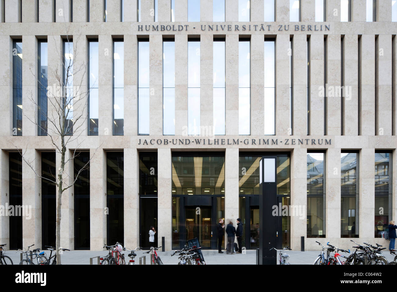 Jacob und Wilhelm Grimm-Zentrum, Humboldt-Universität, Berlin-Mitte, Berlin, Deutschland, Europa Stockfoto