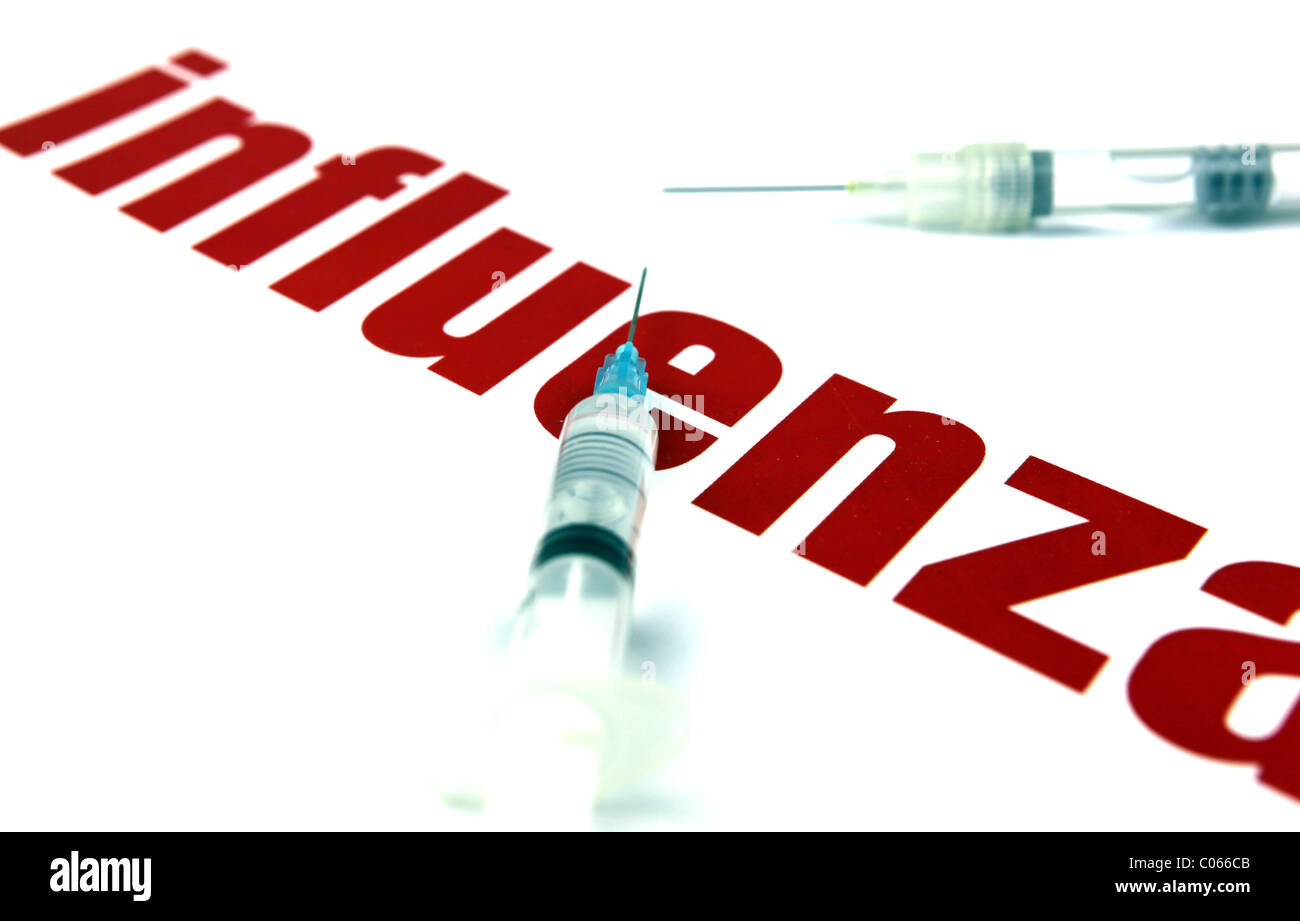 Influenza-Virus H1N1 Stockfoto