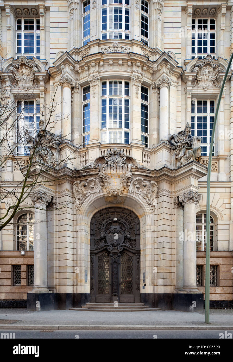 Strafgerichtshof (ICC) Berlin, Amtsgericht, Moabit, Tiergarten, Berlin, Deutschland, Europa Stockfoto