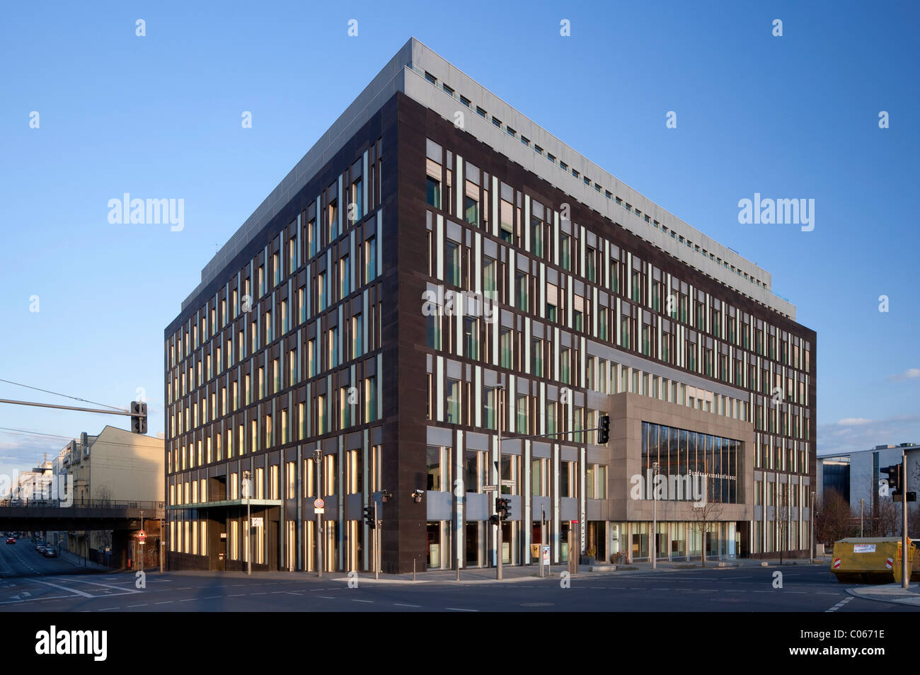 Bundes-Pressekonferenz Gebäude, Berlin-Mitte, Berlin, Deutschland, Europa Stockfoto