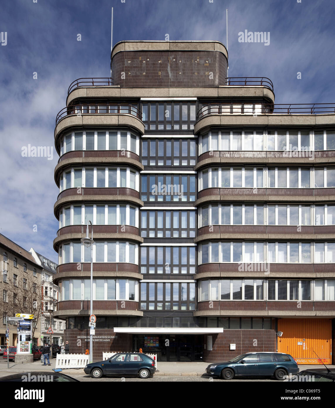 Verwaltungsgebäude der Wohnungsbaugesellschaft Berlin-Mitte Wohnungsbaugesellschaft, Berlin-Mitte, Berlin, Deutschland, Europa Stockfoto