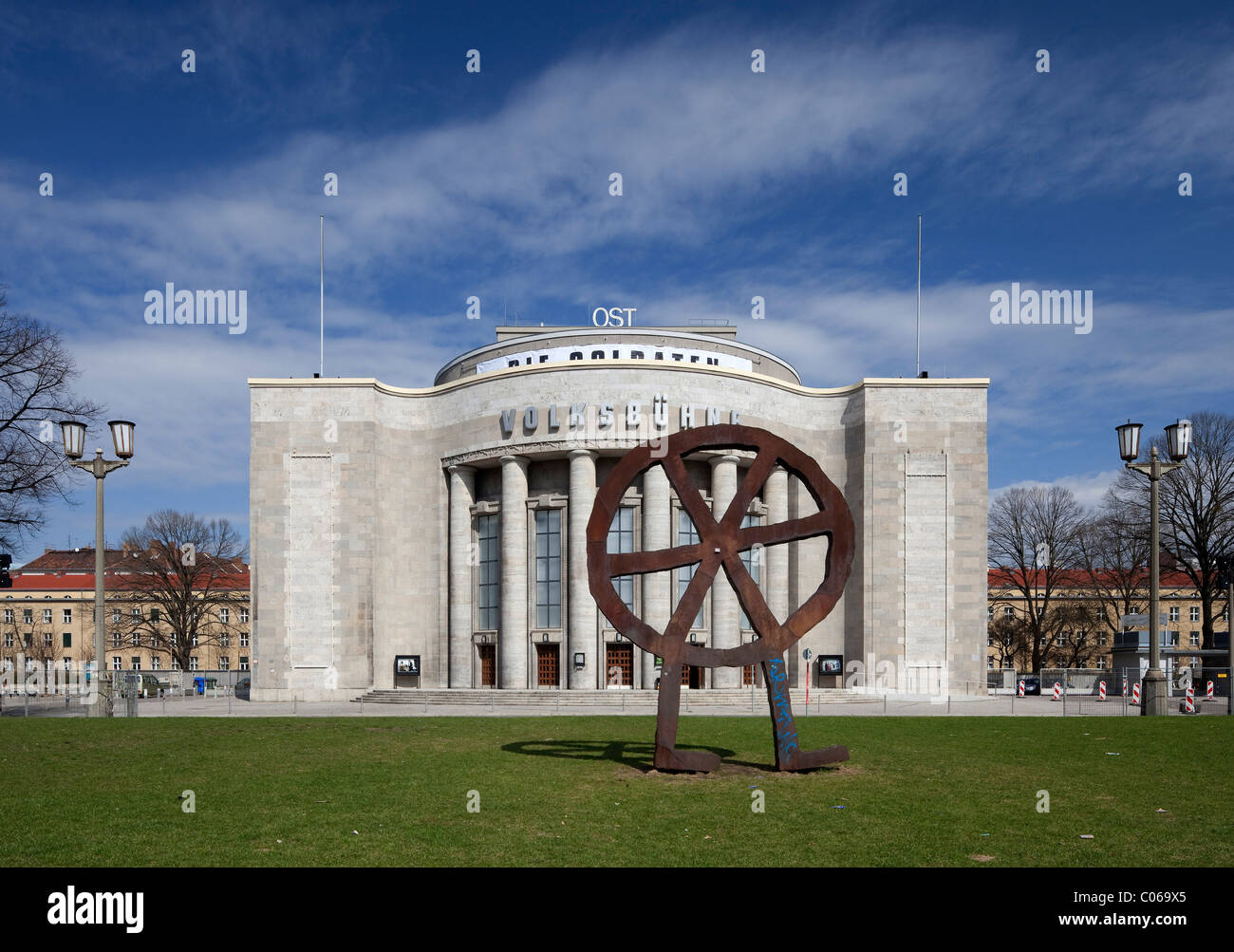 Theater der Volksbühne am Rosa-Luxemburg-Platz, Berlin-Mitte, Berlin, Deutschland, Europa Stockfoto