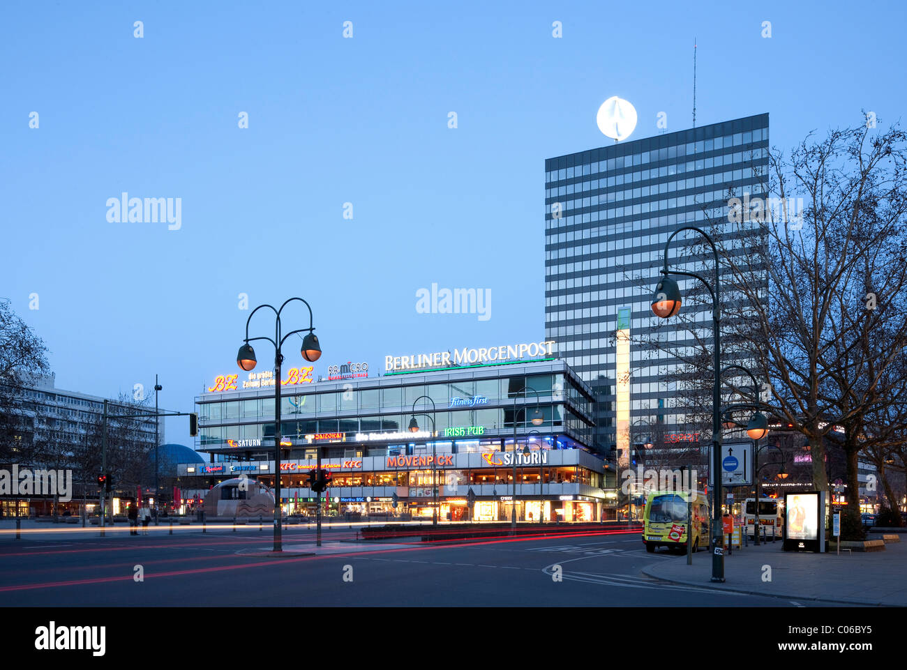 Europa-Center Einkaufszentrum, Bezirk Charlottenburg, Berlin, Deutschland, Europa Stockfoto