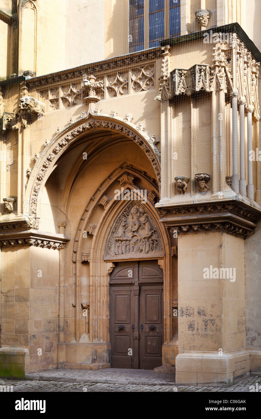 Haupteingang, St. John's-Kirche, Kitzingen, Region Mainfranken, Unterfranken, Franken, Bayern, Deutschland, Europa Stockfoto