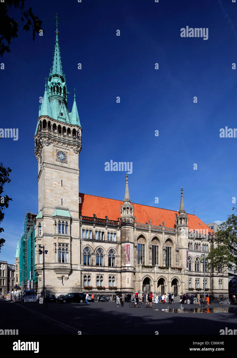 Rathaus, Braunschweig, Braunschweig, Niedersachsen, Deutschland, Europa Stockfoto