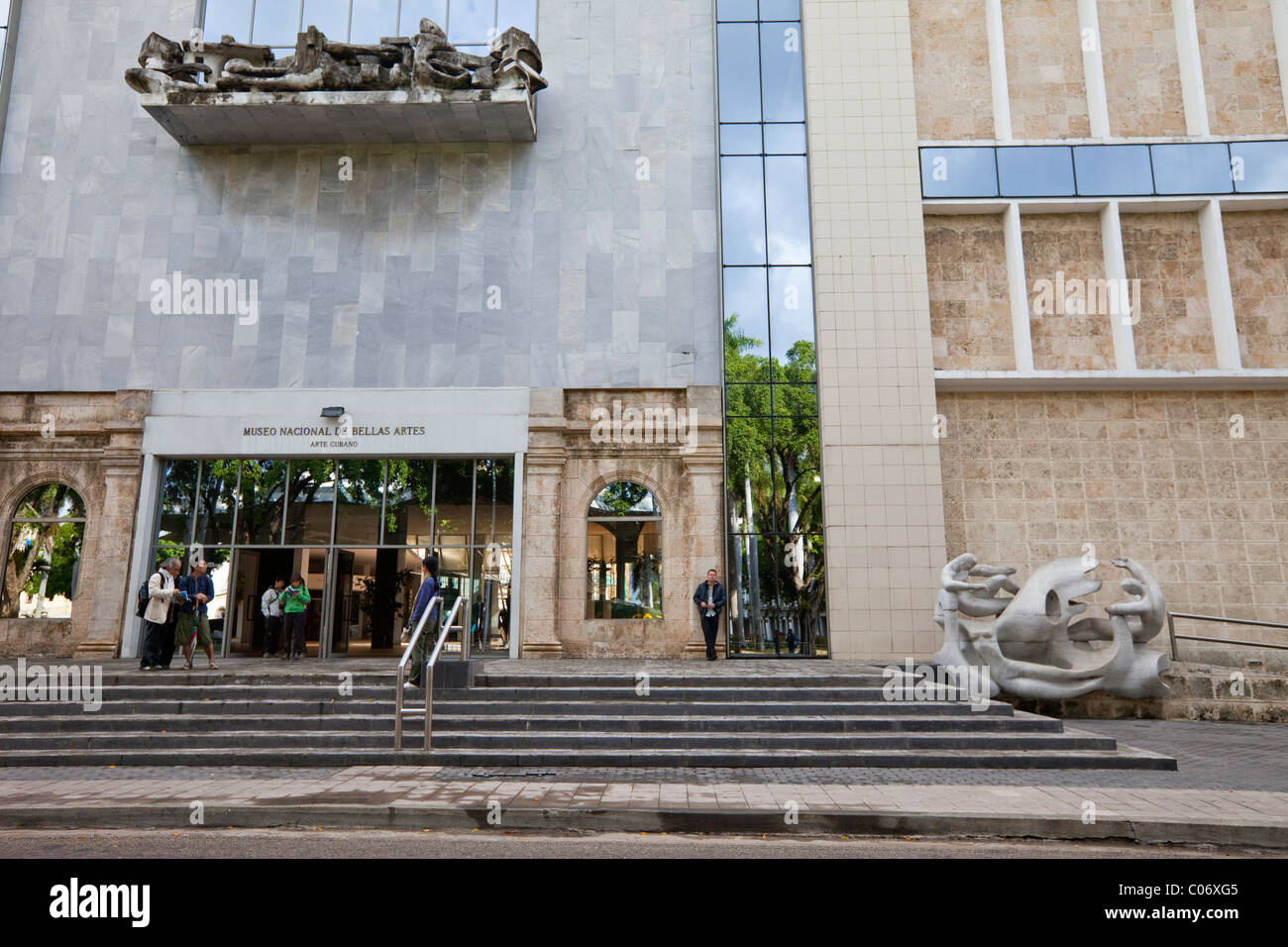 Kuba, Havanna. Museum der bildenden Künste. Stockfoto