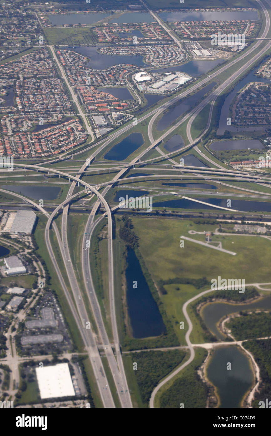 Fotos von Florida aus der Luft Stockfoto