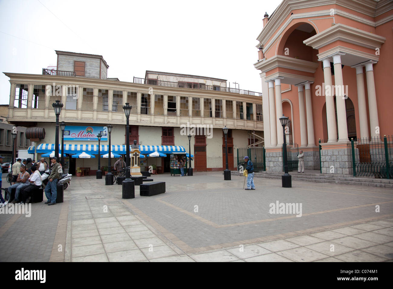 Callao ist der größte und wichtigste Stadt von Lima, Peru. Es wurde von spanischen Kolonisten im Jahre 1537 gegründet. Stockfoto