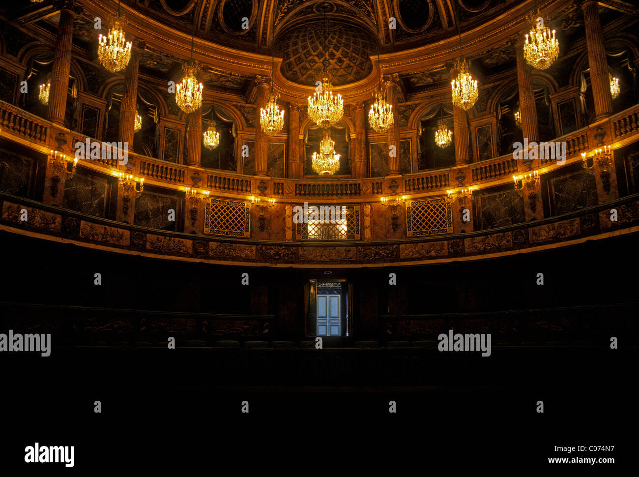 Opernhaus, Schloss von Versailles, Stadt von Versailles, Ile de France, Frankreich, Europa Stockfoto