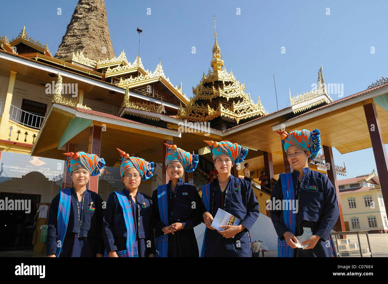 PA-O, oder Pao Shan-Staat, Inle-See, Myanmar, Birma, Südostasien, Asien Stockfoto