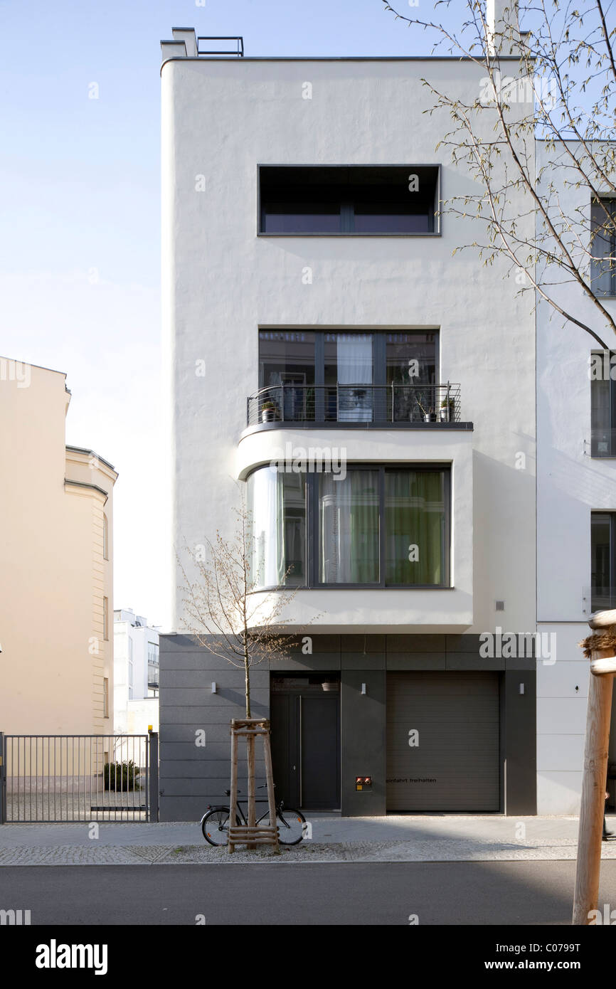 Modernes Stadthaus in Mitte Bezirk, Berlin, Deutschland, Europa Stockfoto