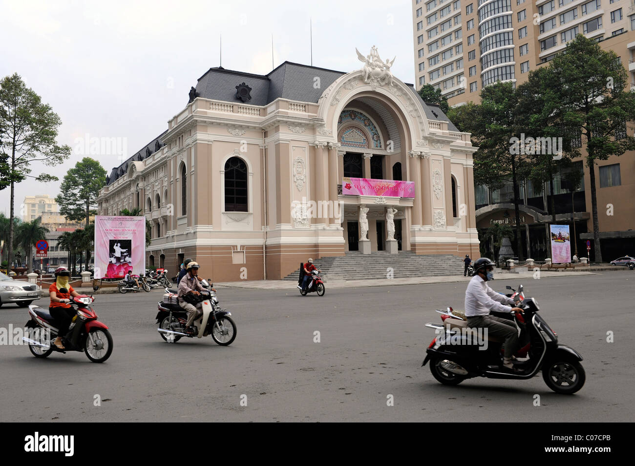 Opernhaus, Ho Chi Minh Stadt, Saigon, Süd-Vietnam, Vietnam, Südostasien, Asien Stockfoto