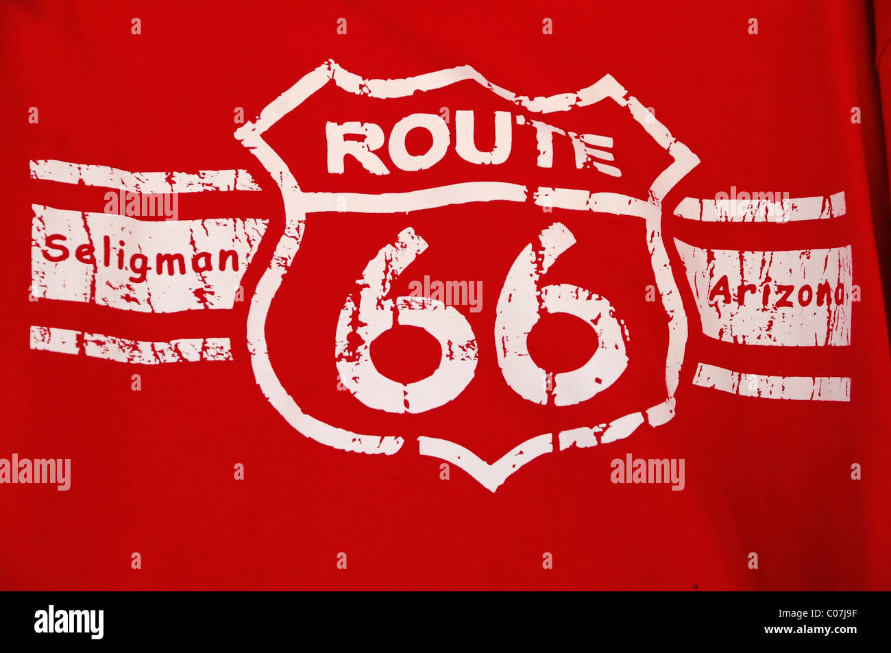 Souvenir, Route 66, Seligman, Arizona, USA, Nordamerika Stockfoto