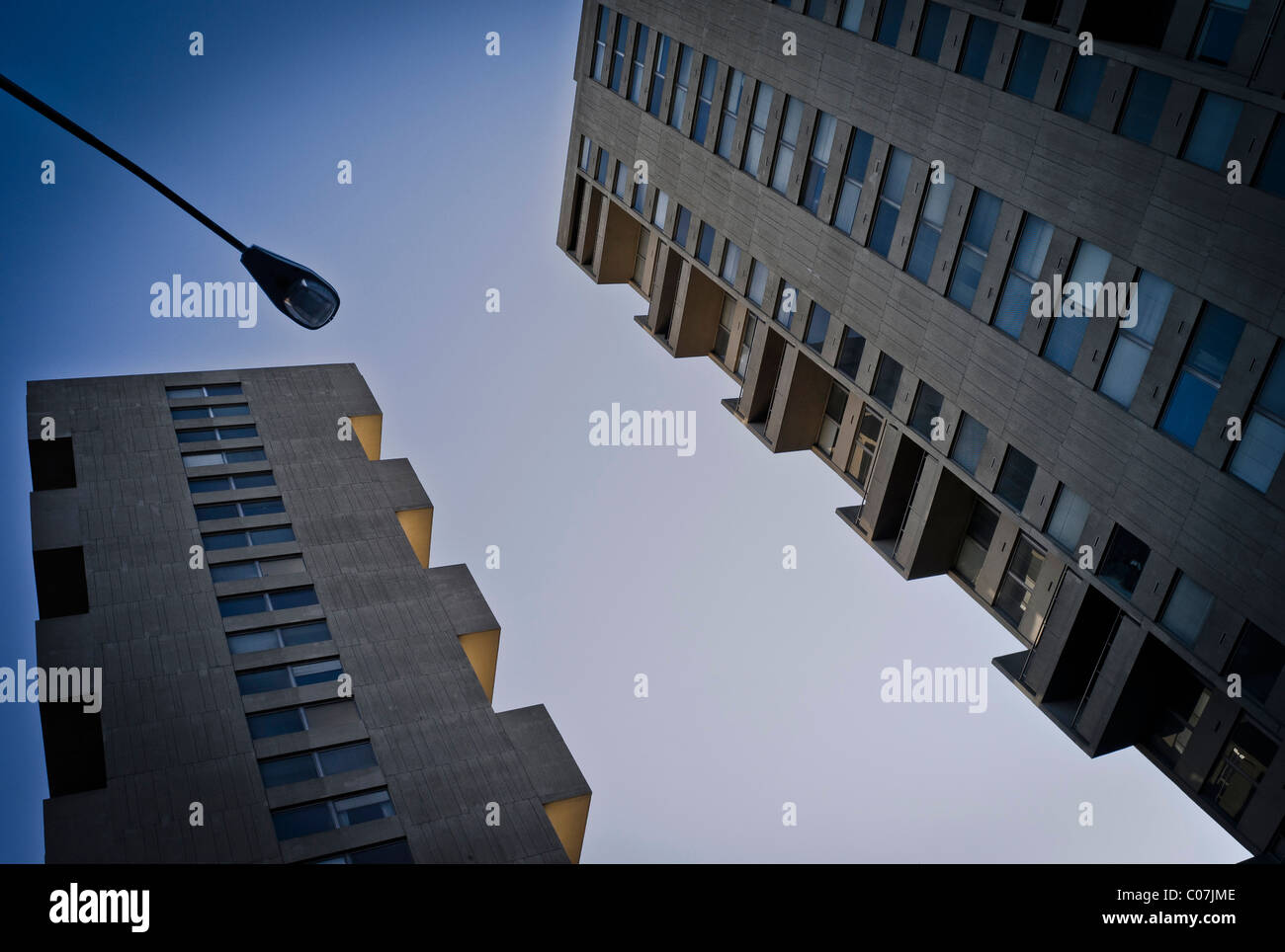 Apartment-Gebäude in New York City Vereinigte Staaten von Amerika Stockfoto