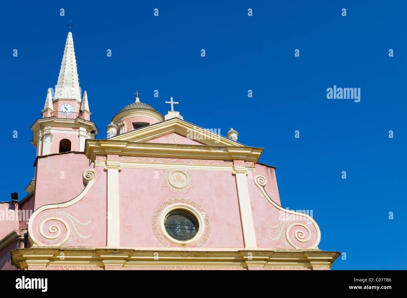 Kirche von Calvi, Balagne, Korsika, Frankreich, Europa Stockfoto