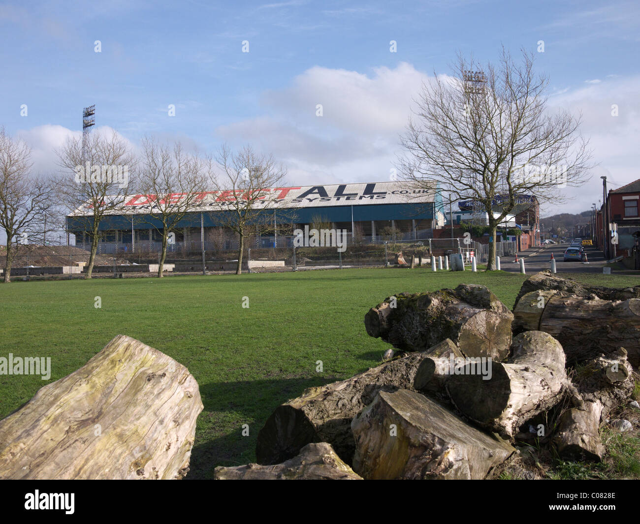 Oldham Athletic Football Ground, Oldham, England, UK Stockfoto