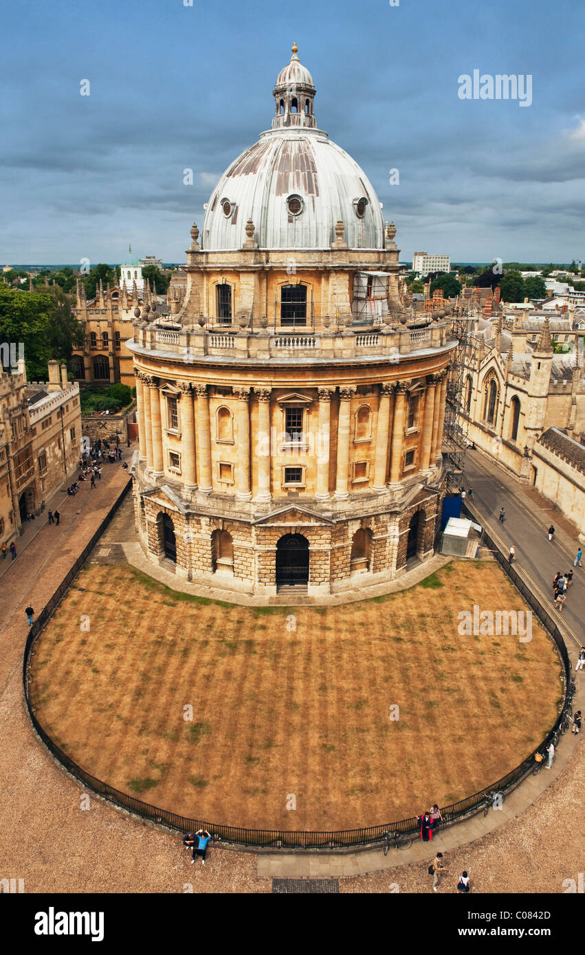 Pädagogische Gebäude in einer Stadt, die Radcliffe Camera, Oxford University, Oxford, Oxfordshire, England Stockfoto