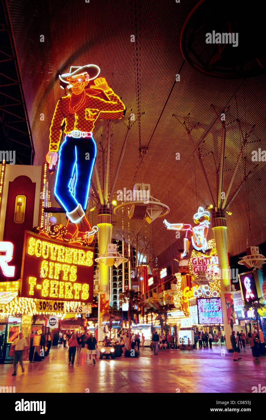 Die Aufregung von Las Vegas Stockfoto