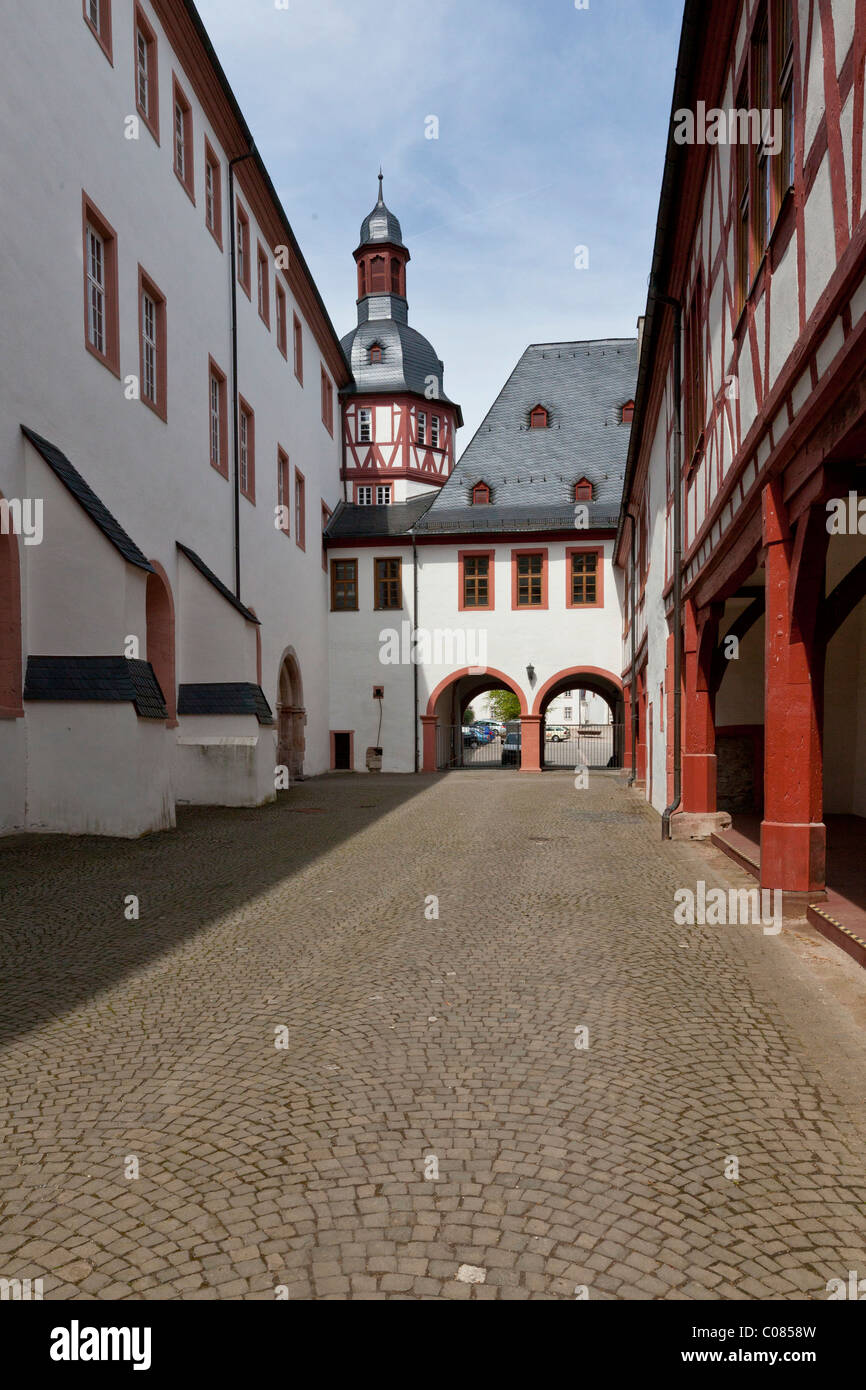 Abtei von Kloster Eberbach, Eltville bin, Rhein, Rheingau, Hessen, Deutschland, Europa Stockfoto