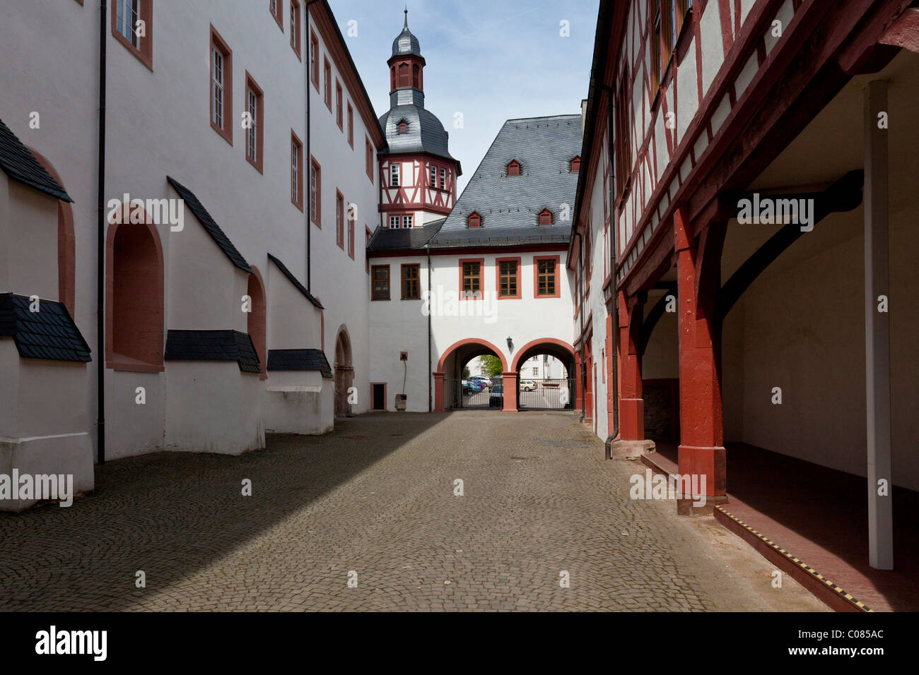 Abtei von Kloster Eberbach, Eltville bin, Rhein, Rheingau, Hessen, Deutschland, Europa Stockfoto