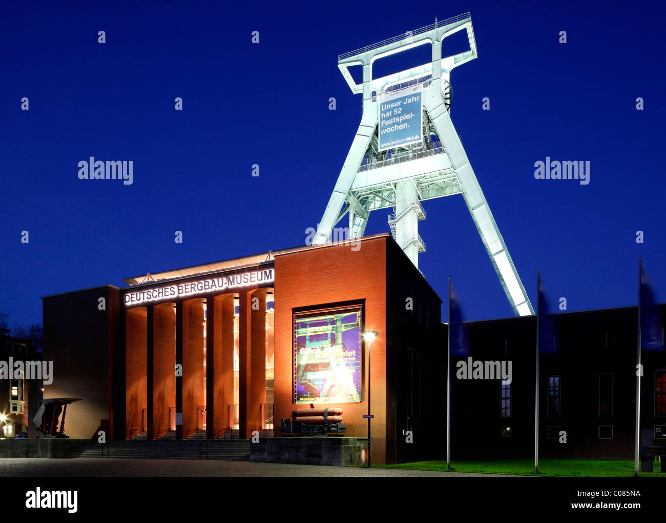 Deutsche Bergbau-Museum Bochum, Ruhr und Umgebung, Nordrhein-Westfalen, Deutschland, Europa Stockfoto