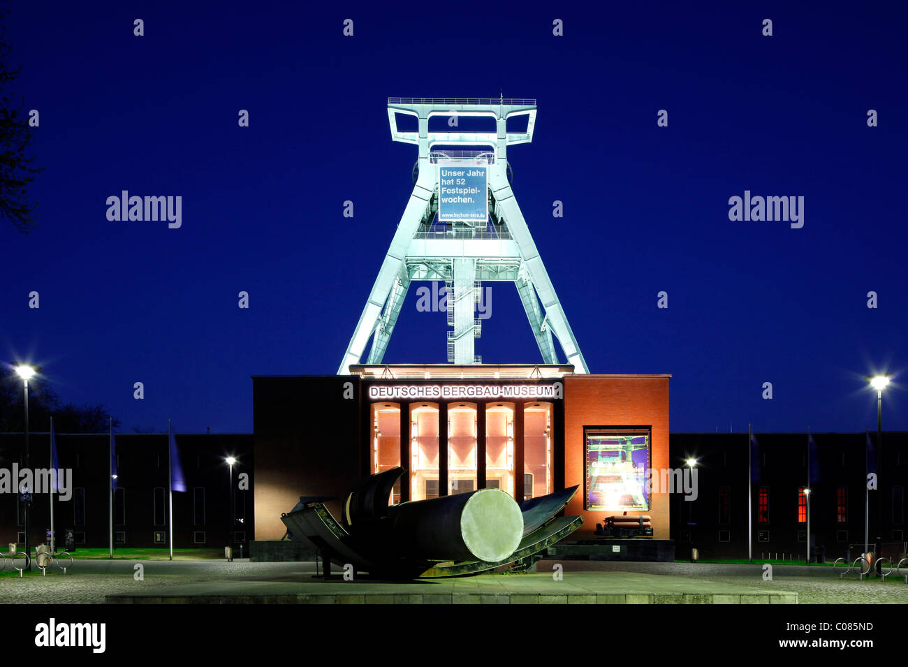 Deutsche Bergbau-Museum Bochum, Ruhr und Umgebung, Nordrhein-Westfalen, Deutschland, Europa Stockfoto