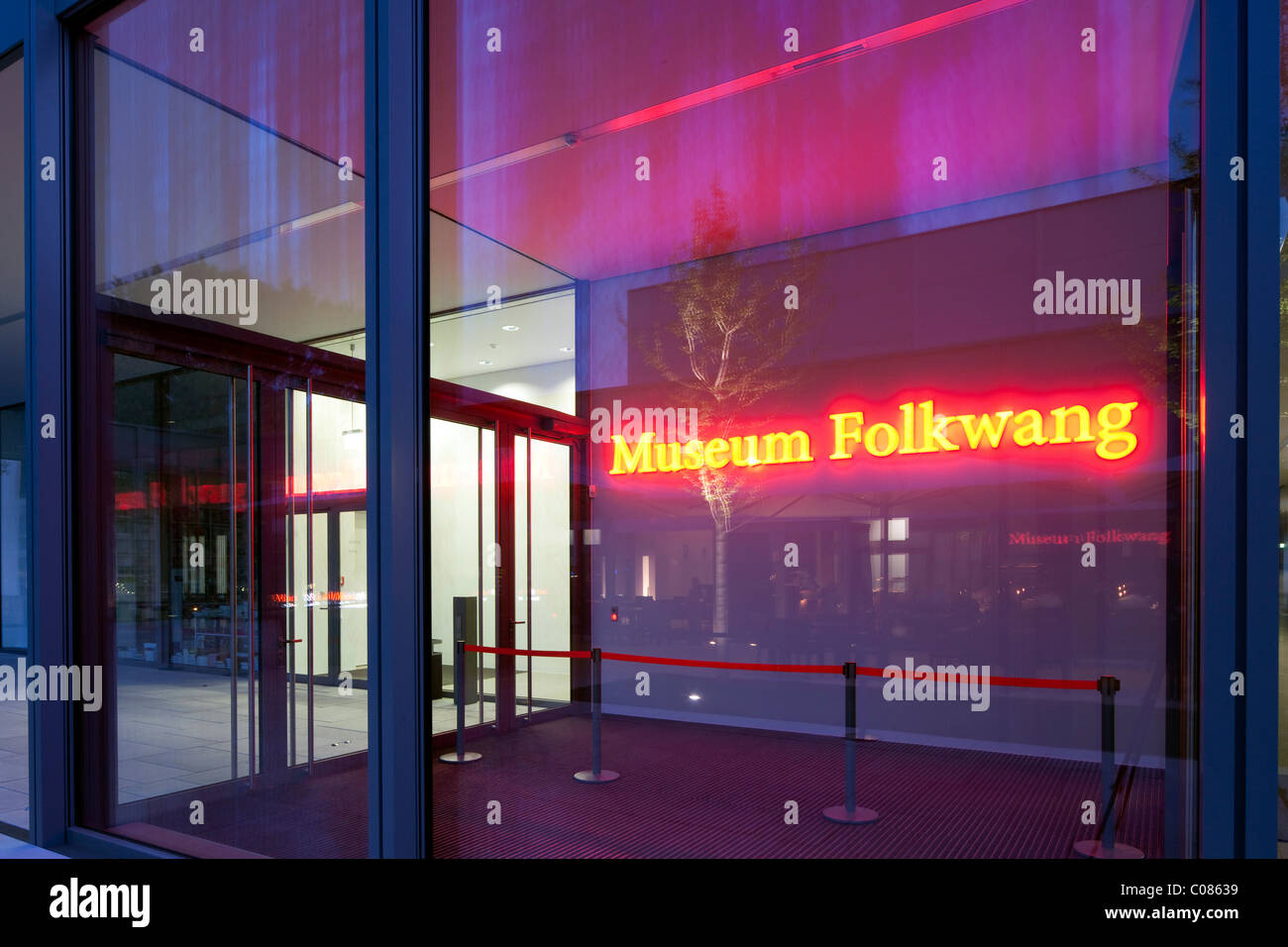 Museum Folkwang, Neubau entworfen von David Chipperfield, Essen, Ruhrgebiet, Nordrhein-Westfalen, Deutschland, Europa Stockfoto