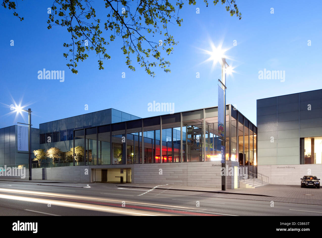 Museum Folkwang, Neubau entworfen von David Chipperfield, Essen, Ruhrgebiet, Nordrhein-Westfalen, Deutschland, Europa Stockfoto