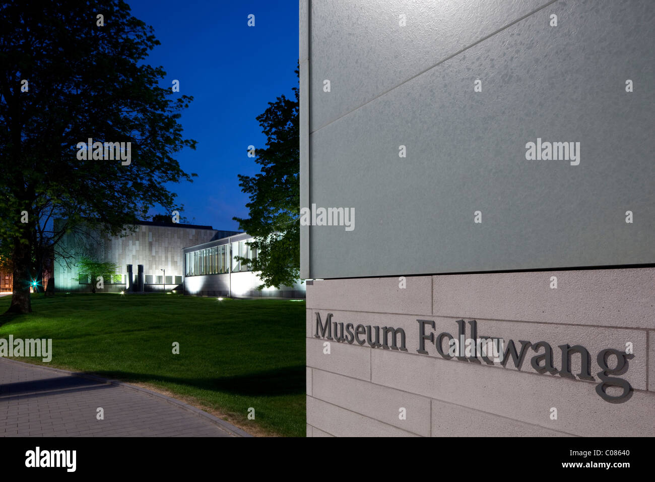 Museum Folkwang, Neubau entworfen von David Chipperfield, Essen, Ruhrgebiet, Nordrhein-Westfalen, Deutschland, Europa Stockfoto