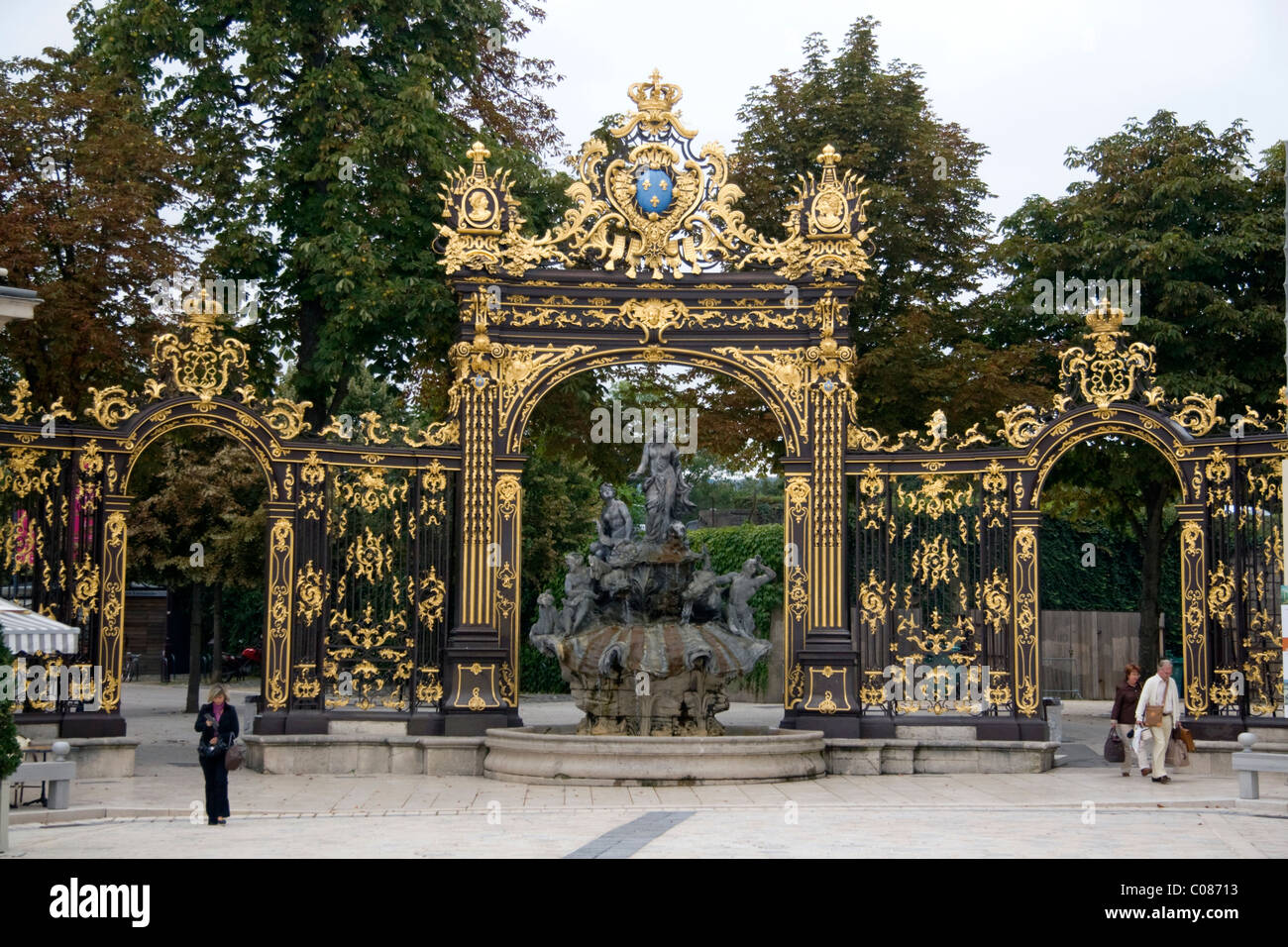 Setzen Sie Stanislas in Nancy, Lothringen, Frankreich. Stockfoto