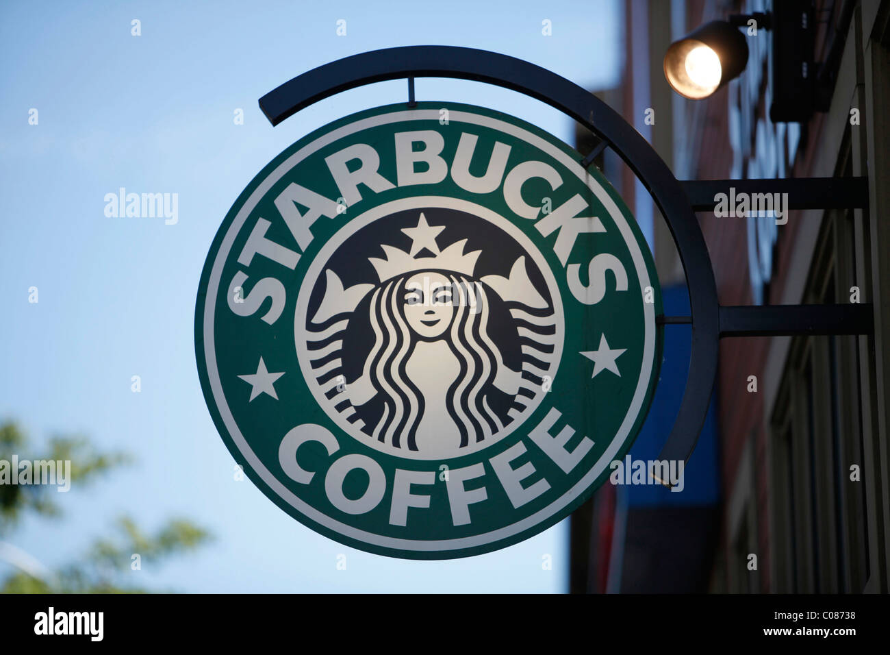 Starbucks Coffee, neues Logo, Seattle, Washington, USA Stockfoto