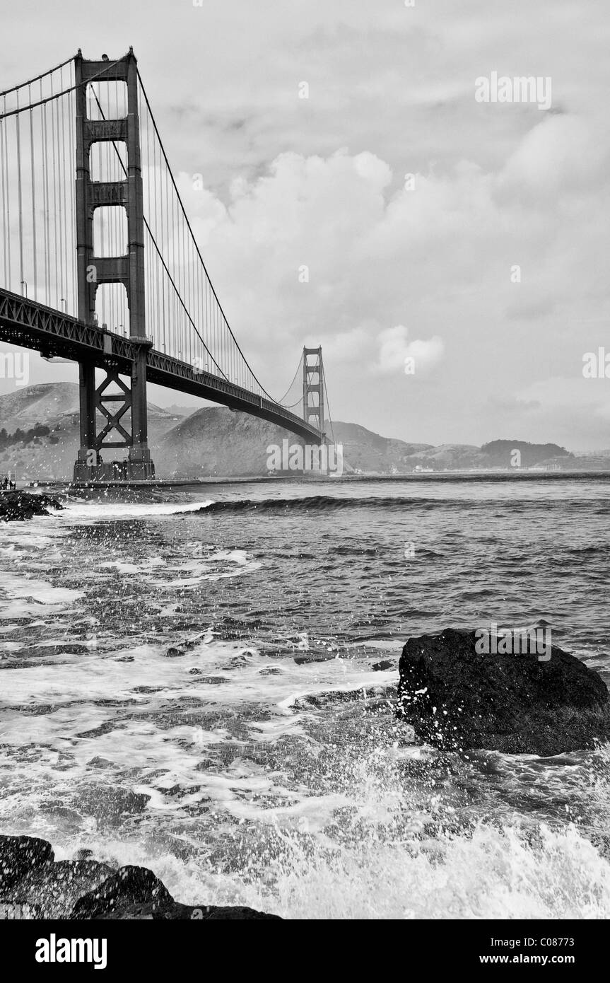 Foto schön golden Gate bridge in San Franciso Stockfoto