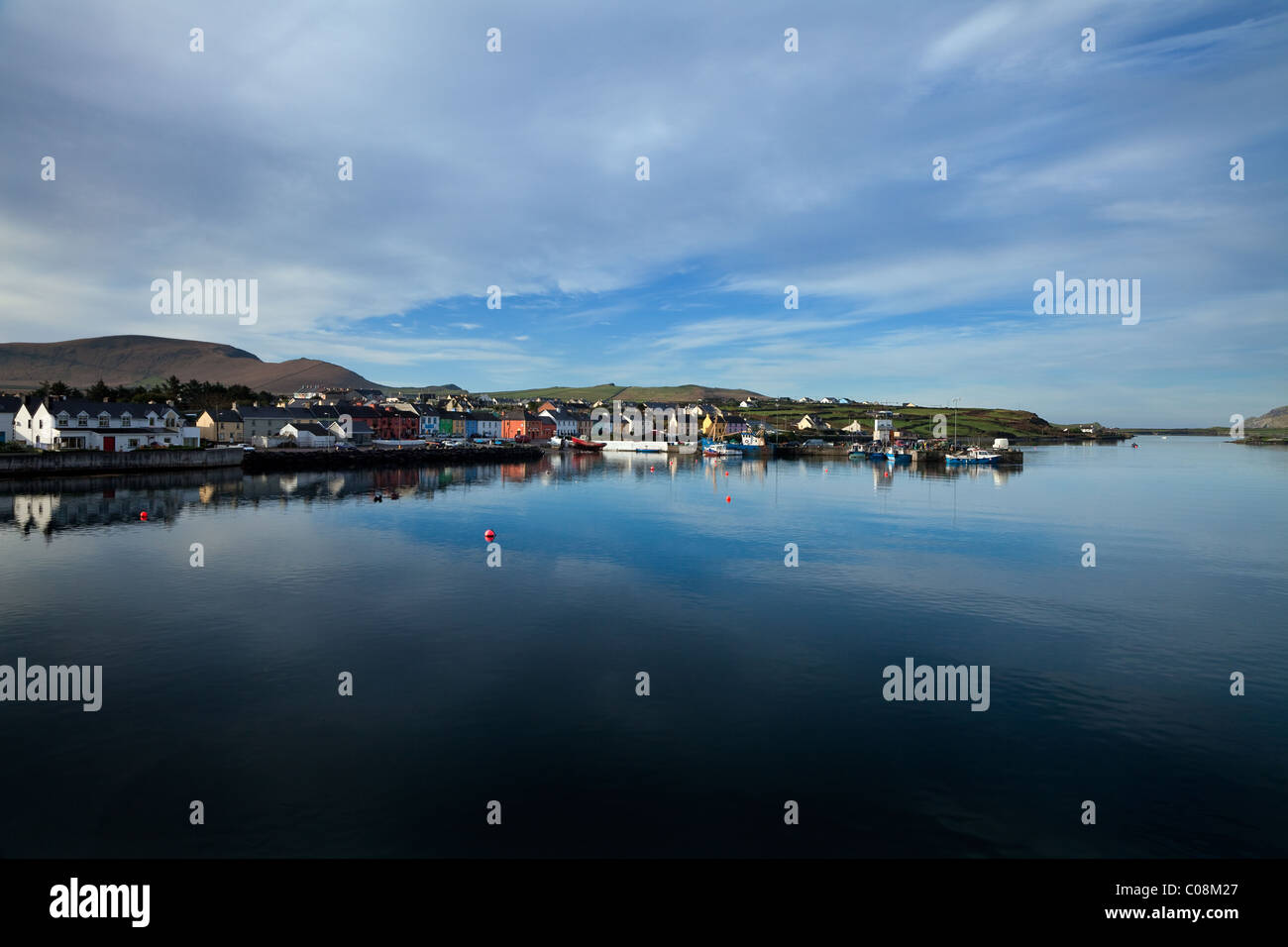 Der Hafen von Portmagee auf dem Ring of Kerry, County Kerry, Irland Stockfoto