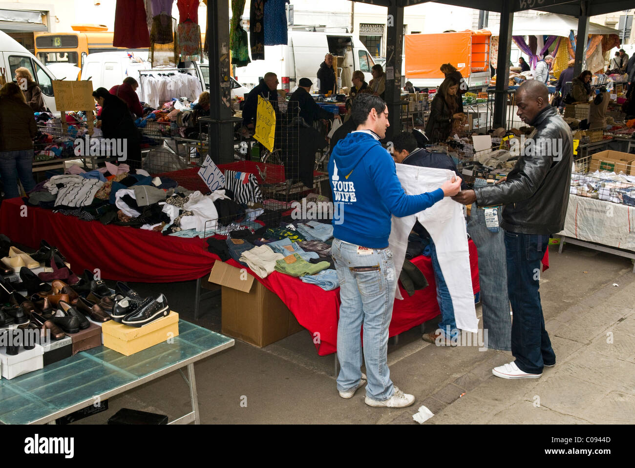 Markt von Ambrogio, Firenze, Florenz, Toskana, Italien Stockfoto