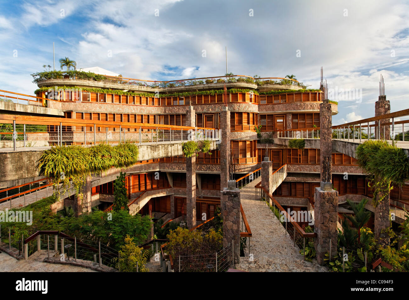 Jade Mountain-Luxus-Hotel, Saint Lucia, Windward-Inseln, kleine Antillen, Karibik, Karibik Stockfoto