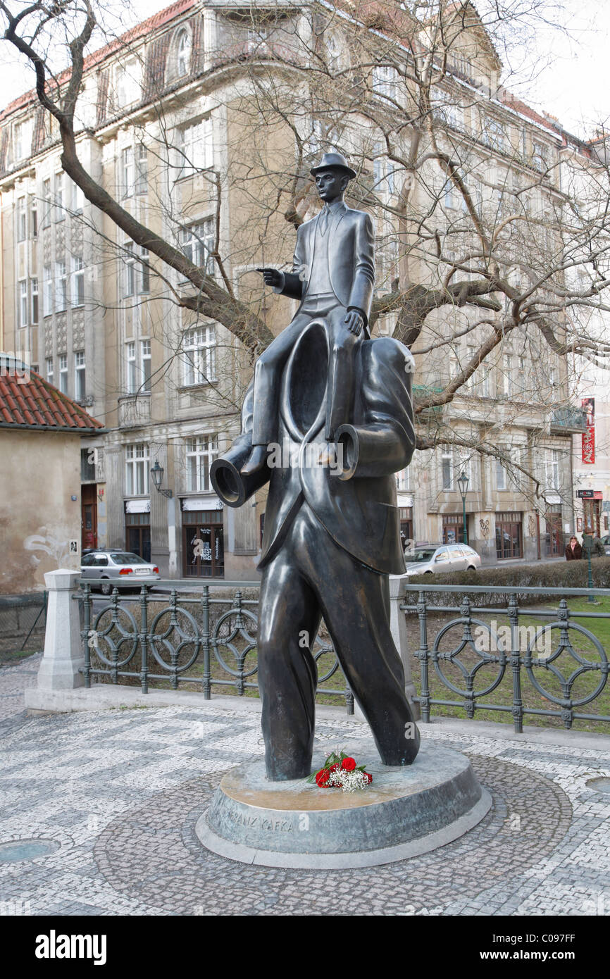 Die Gedenkstätte für die Opfer des Kommunismus von Olbram Zoubek, Prag, Tschechische Republik Stockfoto