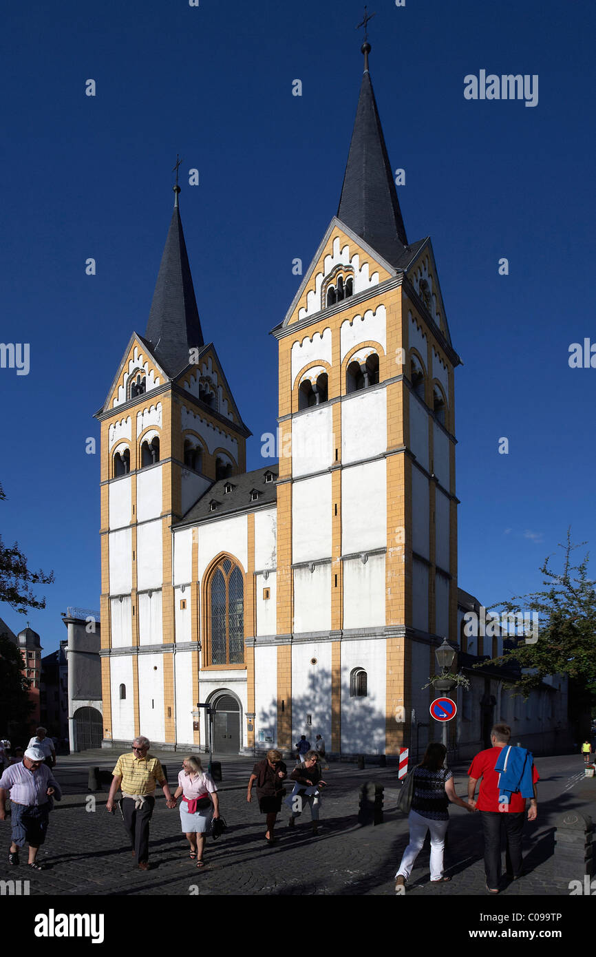 St. Florin Kirche, Koblenz, Rheinland-Pfalz, Deutschland, Europa Stockfoto