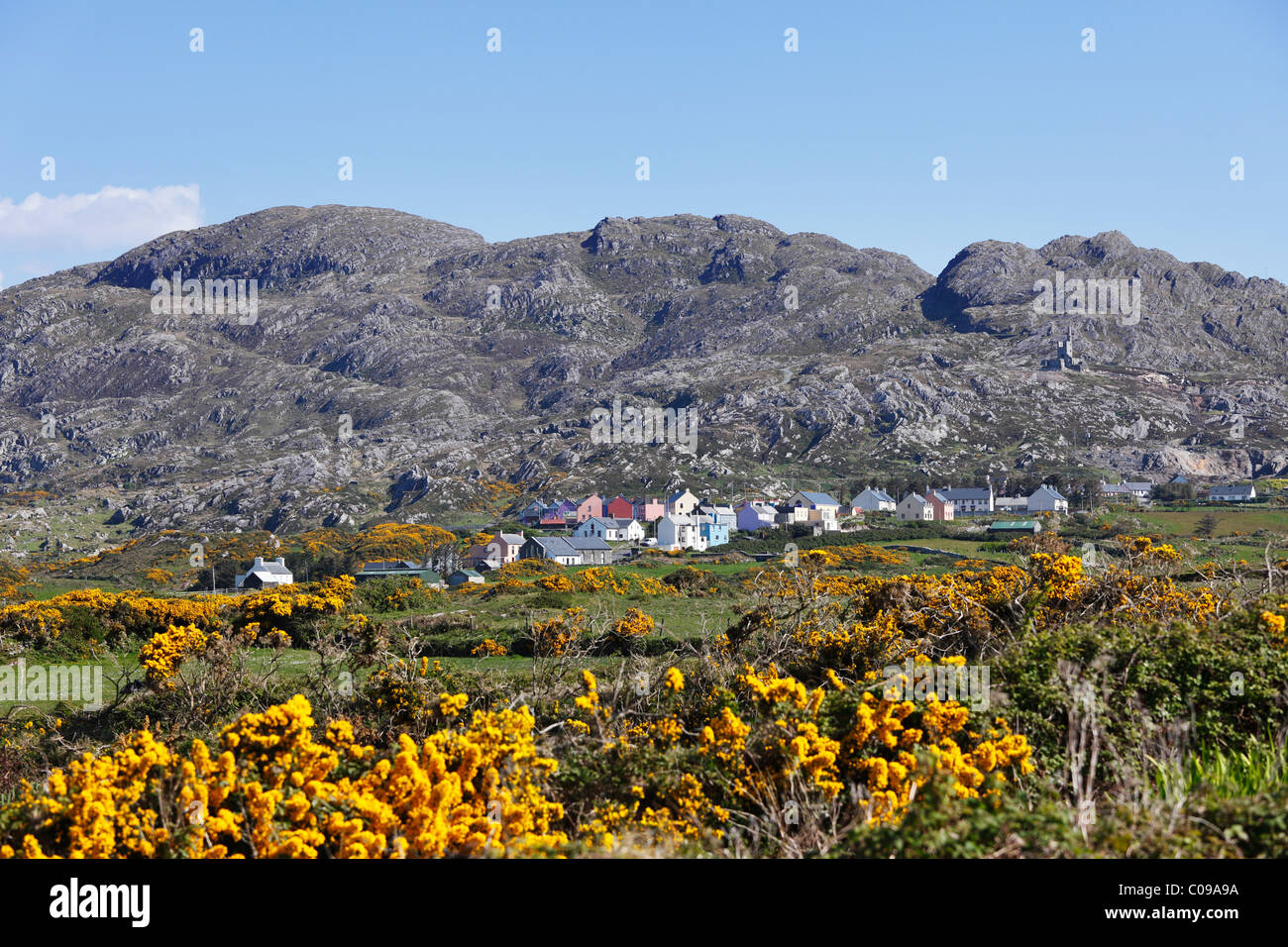 Allihies, Slieve Miskish Berge, Beara Halbinsel, County Cork, Irland, britische Inseln, Europa Stockfoto