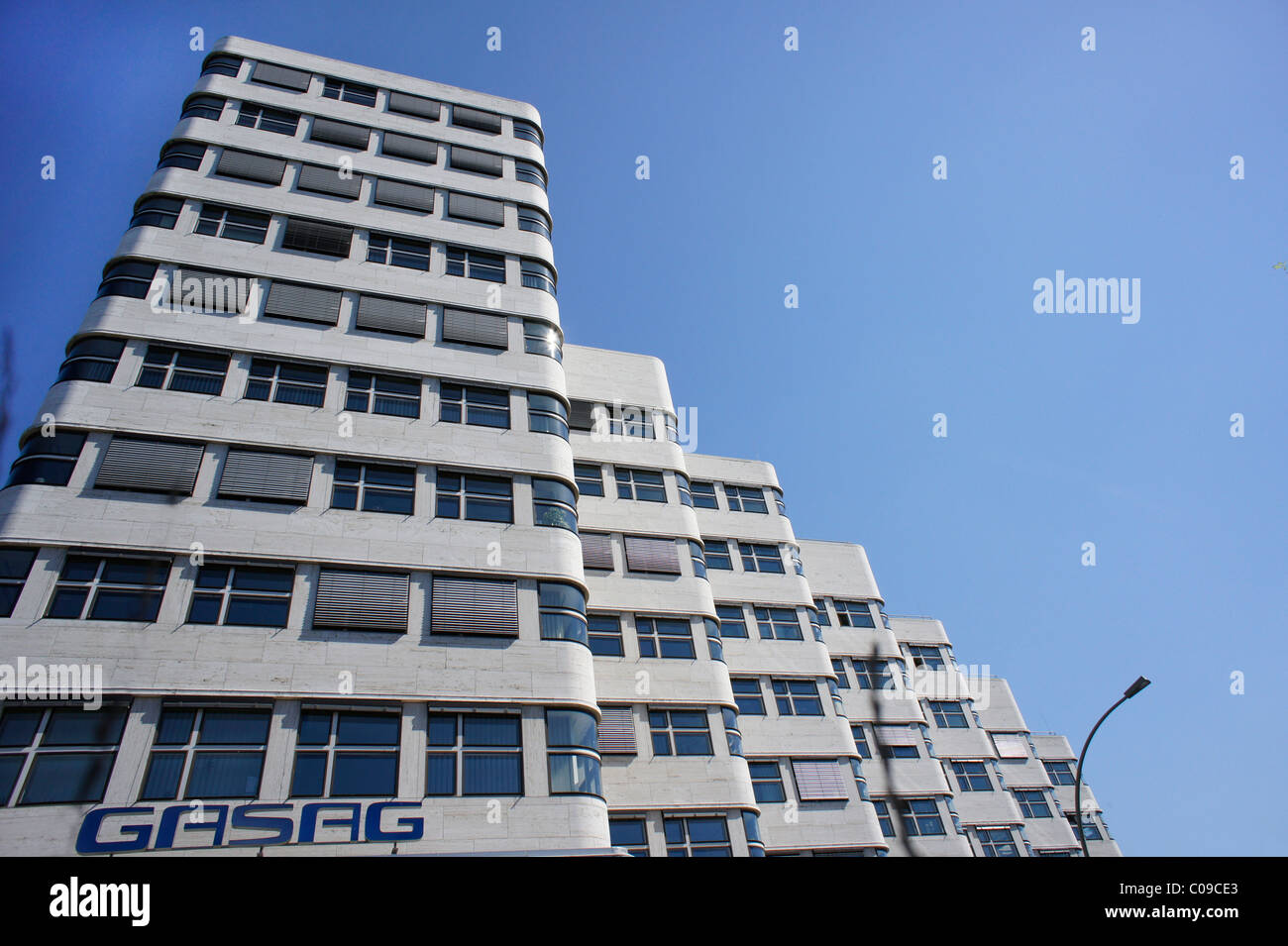 Hauptsitz des Verkäufers Erdgas Gasag Bauhaus-Bauten, Shell-Haus, Berlin, Deutschland, Europa Stockfoto