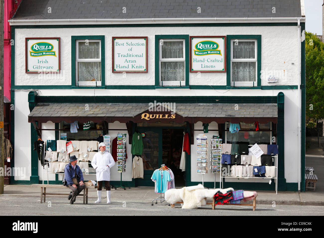 Souvenir-Shop, Sneem, Ring of Kerry, County Kerry, Irland, britische Inseln, Europa Stockfoto