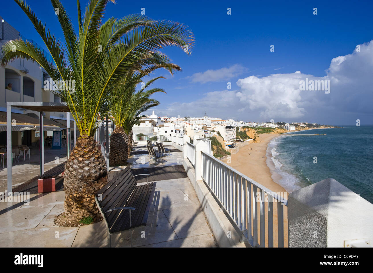 Stadtbild im Bereich de Lazer, Albufeira, Algarve, Portugal, Europa Stockfoto